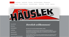 Desktop Screenshot of haeusler-haustechnik.info