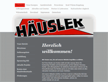 Tablet Screenshot of haeusler-haustechnik.info